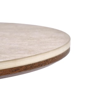 DIAVOLA S c.table travertine / walnut