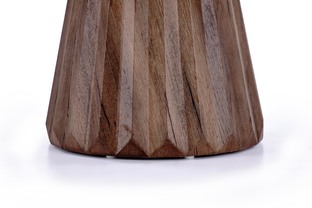 DIAVOLA c.table travertine / walnut