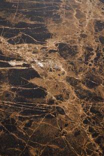CORDINA c.table brown marble / brown
