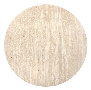 FRIDA S c.table travertine / walnut