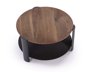 LIRA c.table walnut / black
