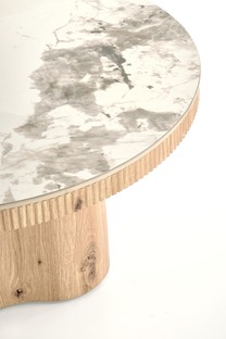 MAGNUM c.table white marble / natural