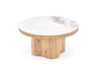 MAGNUM c.table white marble / natural