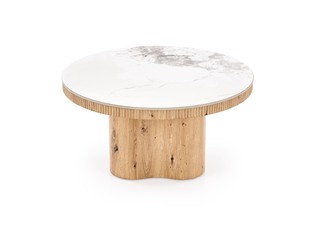 MAGNUM c.table white marble / natural