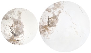 MAGNUM c.table white marble / natural