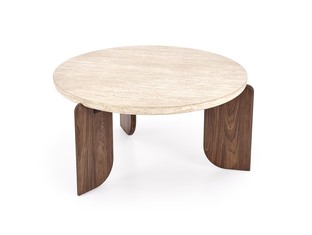 MAMBO c.table travertine / walnut