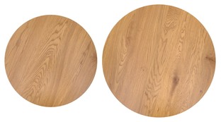 PILAR zestaw 2 ław dąb naturalny / kaszmir (2p=1set)
