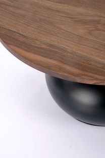 TIMOR c.table walnut / black