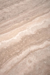 ABBOT round table, light travertine