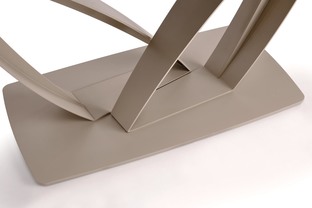 BENJAMIN extension table, beige / cashmere