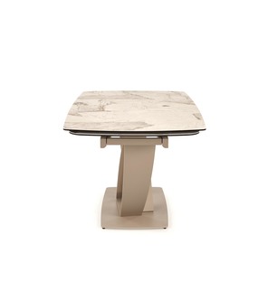 BENJAMIN extension table, beige / cashmere