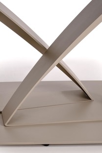 BENJAMIN extension table, beige / cashmere