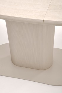 FALONE extension table, color: travertine / cashmere