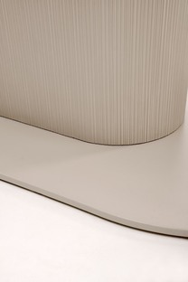FALONE extension table, color: travertine / cashmere