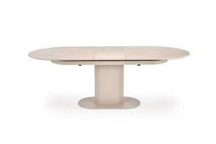 FALONE extension table, color: travertine / cashmere