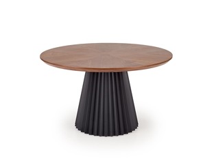 HEVELIUS table, top - walnut, leg - black