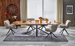 JASON extension table, color: walnut / black