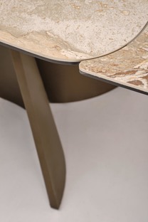 VESNA extension table, color: beige marble