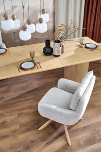 EVEREST extension table matt natural oak