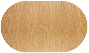 GARIBALDI extension table matt natural oak