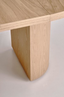 GARIBALDI extension table matt natural oak