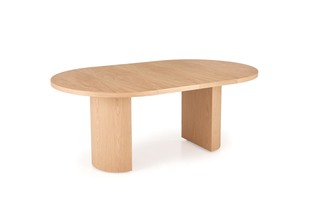 GARIBALDI extension table matt natural oak