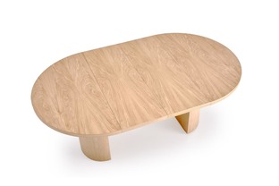 GARIBALDI extension table matt natural oak