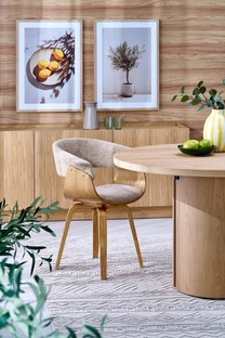 GARIBALDI extension table matt natural oak