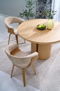 GARIBALDI extension table matt natural oak