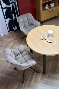 SORBUS table natural oak / cashmere