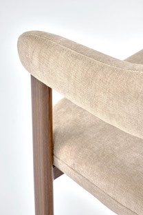 K616 chair beige / walnut
