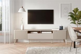 BELUCI RTV-2 RTV stand cashmere / cremona oak