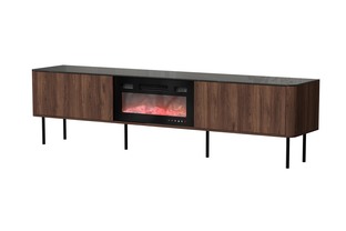 SOLANO RTV-2 RTV standchest warmia walnut / black marble