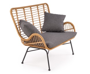 IKARO XL sofa naturalny-popiel (1p=2szt)