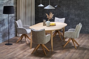 K540 WD chair beige / natural