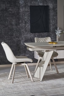 K520_CS chair, cashmere / light beige