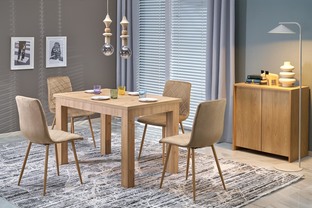 K525 WD chair beige / natural