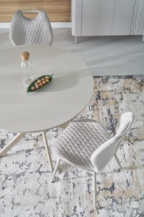 K569_CS chair, cashmere / light beige
