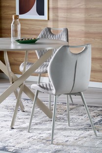 K569_CS chair, cashmere / light beige