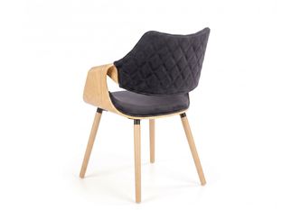 K396 chair, color: natural / black