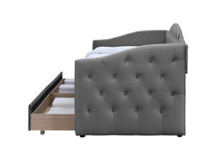 Zdjęcie do “ALOHA bed with drawers, color: grey”.