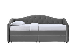 ALOHA bed with drawers, color: grey