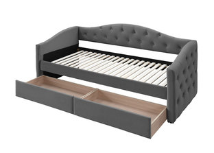 ALOHA bed with drawers, color: grey