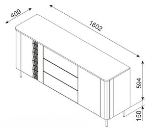 TIRANTE KM-1 chest cashmere