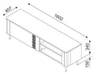 TIRANTE RTV-1 RTV stand cashmere