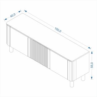 ARANGO RTV-1 TV stand 150 cm,