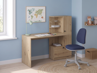 HOBAS desk, artisan oak