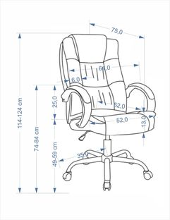 RELAX 2 executive o.chair: dark grey