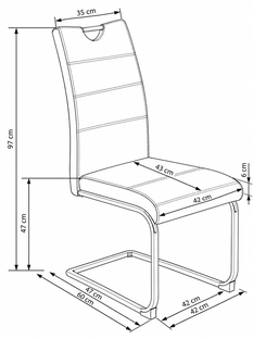 K211 chair, color: beige