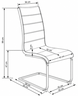 K104 chair color: black
